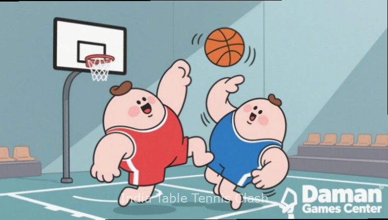 India Table Tennis Clash game cover showing Indian players competing